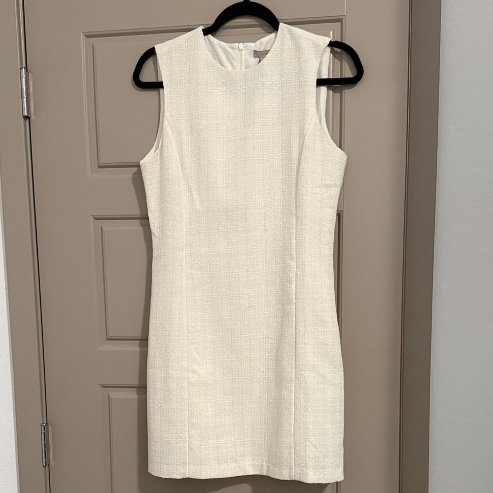 H&M Elegant Cream Shift Dress